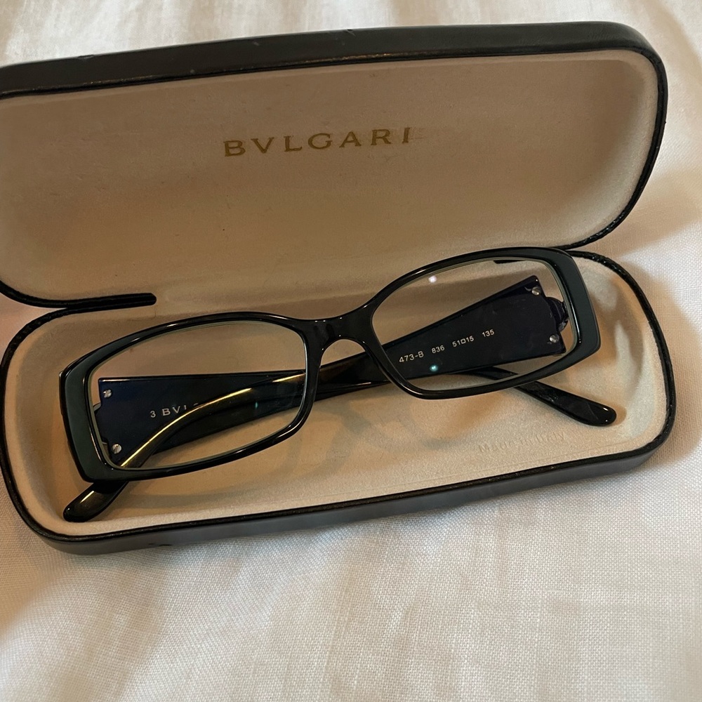 Bvlgari Black Eyeglasses